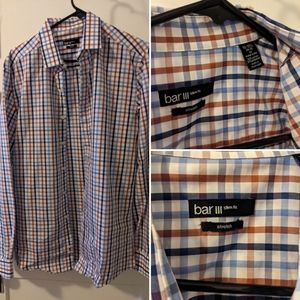 Bar lll slim fit stretch 15-15 1/2 (34-35) (M)